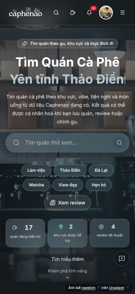 Caphenao mobile